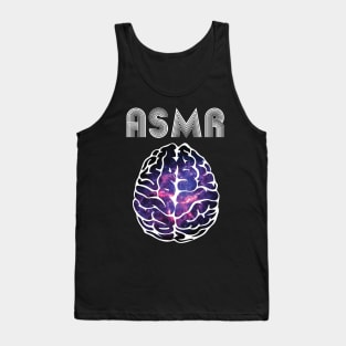 The ASMR Brain Tingles Galaxy Nebula Tank Top